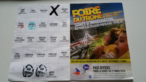 Foire du Trône — 27 mars 2015