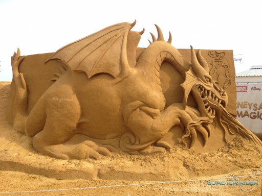Disney Sand Magic sur la plage d'Ostende