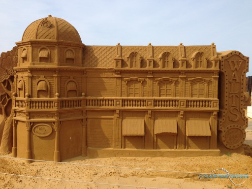 Disney Sand Magic sur la plage d'Ostende