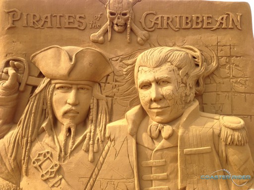 Disney Sand Magic sur la plage d'Ostende