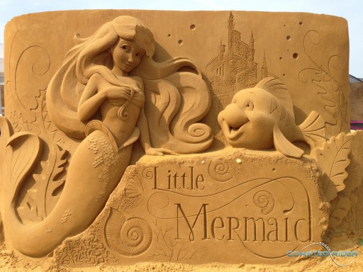Disney Sand Magic sur la plage d'Ostende