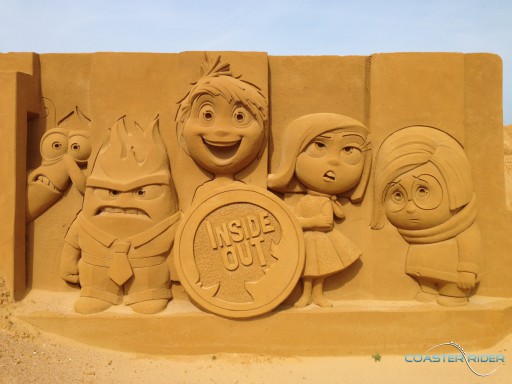 Disney Sand Magic sur la plage d'Ostende