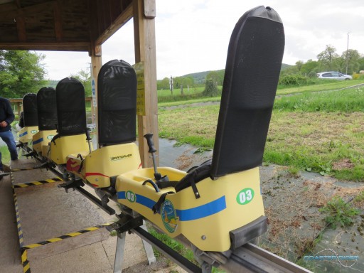 Clécy Gliss et sa luge Brandauer