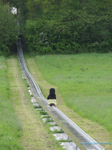 Clécy Gliss et sa luge Brandauer