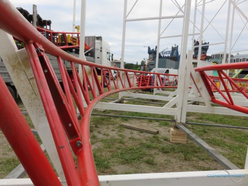 Montage des métiers de la Fête des Loges (2018)