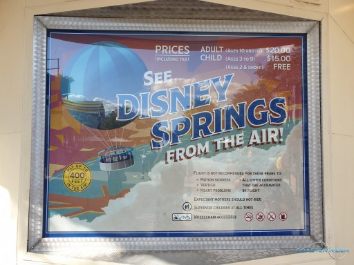 Vol à bord du ballon captif Aérophile au Disney Springs d'Orlando
